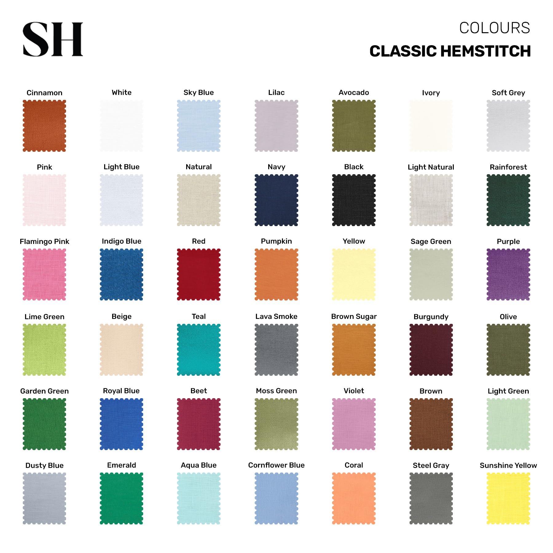 Solino Home Linen Purple Tablecloth 54 x 72 Inch - Classic Hemstitch, 100% Pure Linen Rectangular Tablecloth - Machine Washable Table Cloth for Mothers Day, Spring, Summer
