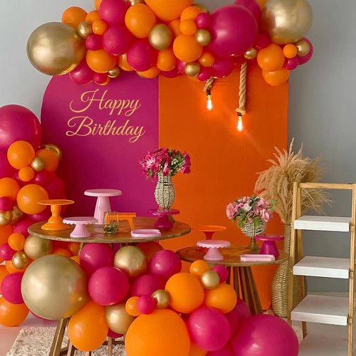 Happy Birthday Sign for Backdrop, Gold Happy Birthday Party Decal for Women Men, Large Happy Birthday Wall Decoration Decor Arch Backdrop Decal Sign Birthday Signs for Wall
