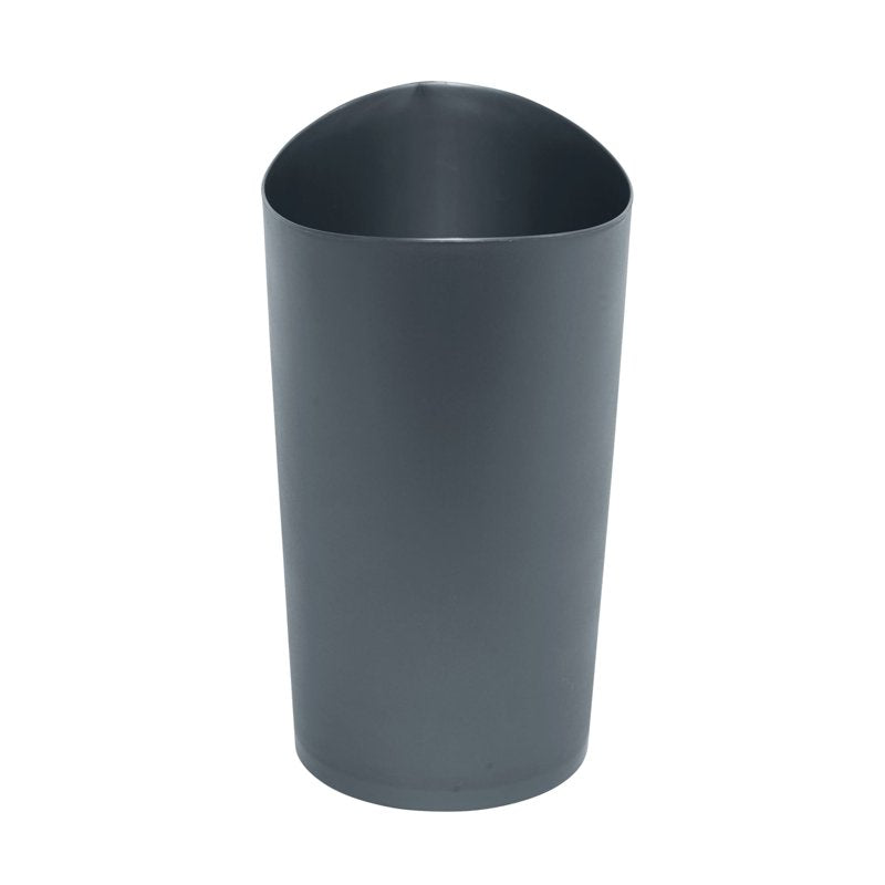 2.25 Gallon Round Open Top Bathroom Trash Can - Gunmetal Blue