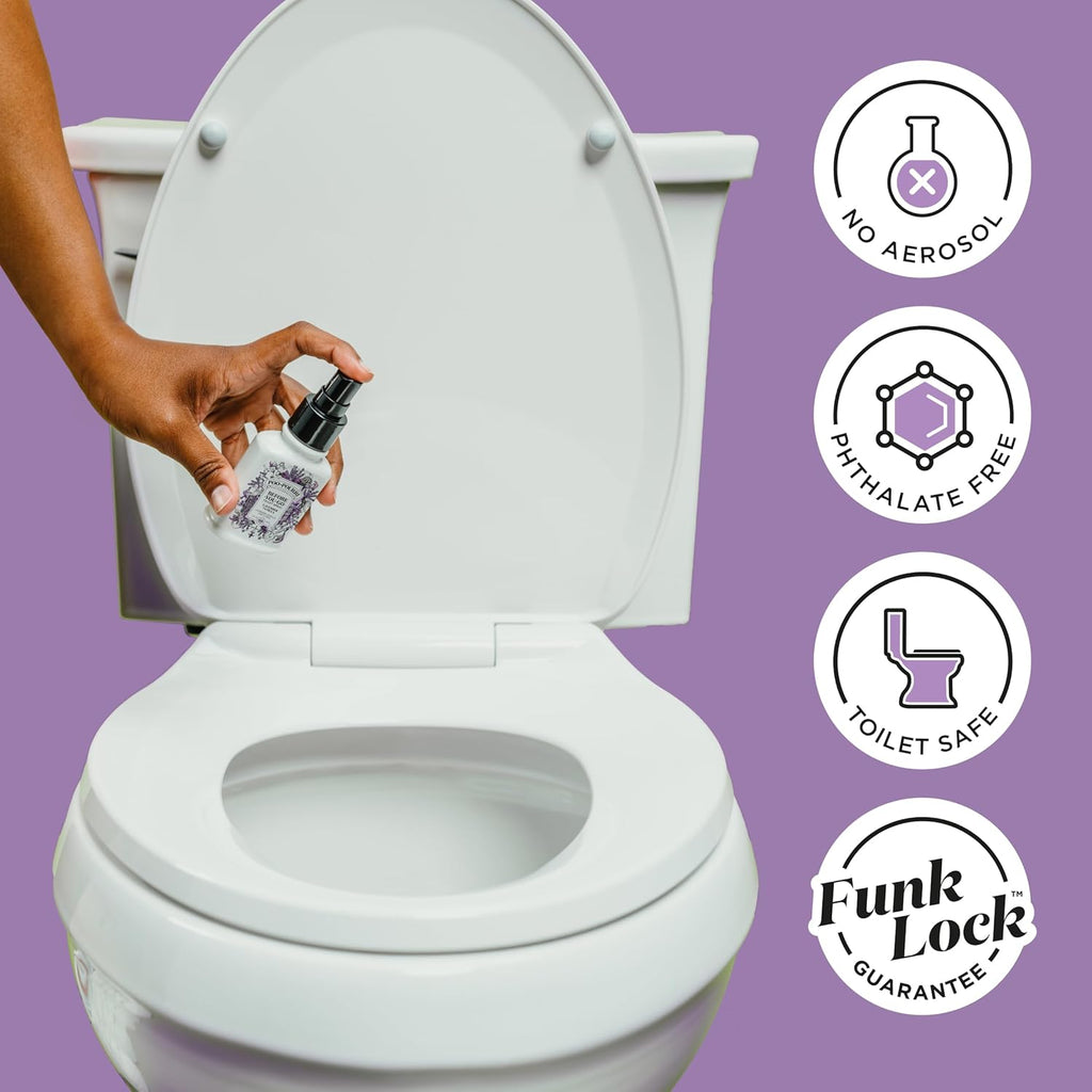 Poo-Pourri Before-You-Go Toilet Spray - Lavender Vanilla Travel Size 10 mL | Odor Eliminator