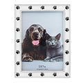 MeiJingLif Dog Picture Frame - 5x7 Metal Cute Picture Frames,Pet Memorial Gifts for Dogs Perfect for Home Decor, Office Desk & Gifting to Pet Lovers