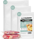 Avid Armor Vacuum Sealer Bags - Non-BPA Food Storage & Sous Vide | Combo Pack of 150 Bags in Pint, Quart & Gallon Sizes