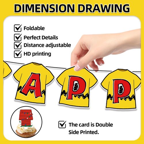 42Pcs Cartoon Dog Red House Birthday Party Supplies Puppy Baby Shower Decorations Disposable Birthday Banner, Cake Toppers, Balloons Cute Dog Anime Theme Red House Party Decorations