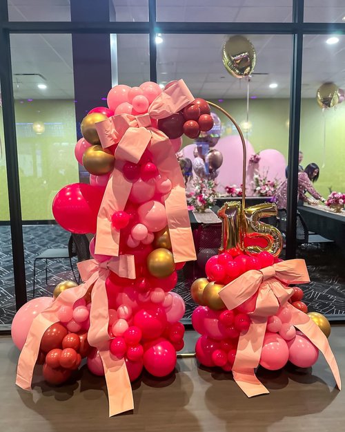 PityBlns Valentine's Day Balloon Arch Kit -345Pcs Rose Petals Valentines Foil Balloon Heart Red Pink Hot Pink Latex Balloons Garland Kit for Valentines Day Galentines Day Anniversary Party Decorations