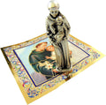 St. Anthony Mini Statue Gift Set - 1 Inch Long Statue with Prayer Card | Perfect Religious Gift
