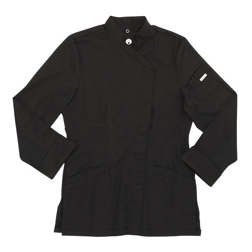Chef Works Marrakesh V-Series Womens Chef Coat, Black, Large