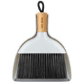 MR.SIGA Mini Dustpan and Brush Set, Portable Cleaning Brush and Dustpan Combo with Bamboo Handle, 1 Set