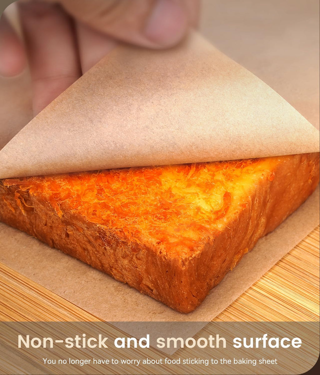 Skiennix Parchment Paper Sheets - 300 Non-Stick Baking Liners, 12x16 Inches for Oven & Air Fryer