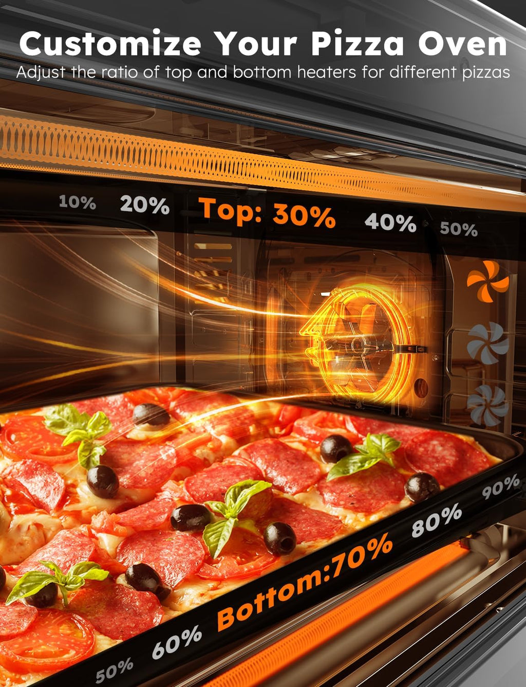 Nuwave Bravo XL Pro Air Fryer Toaster Oven - Ultra-Fast Convection, 30QT, Stainless Steel, 142 Presets