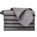 10PCS Thickened Magic Cleaning Cloth,Bsorbent Magic Cleaning Glass Cloth,Reuseable Streak Free Magic Fiber Microfiber Cleaning Cloth for Kitchen, Window, Glass, Cars (Grey)