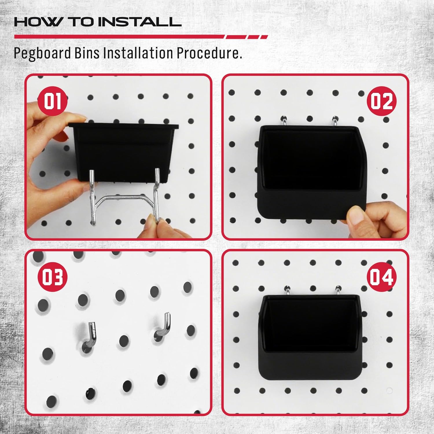 Skiennix 121-Piece Pegboard Hooks Set - Durable Metal Accessories for Organized Tool Storage