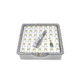 Mariposa Champagne Beaded Napkin Box