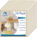 Skiennix Reusable Cheesecloth - 10 PCS Grade 100, 20x20 Inch Unbleached Cotton Strainer for Cooking & Baking