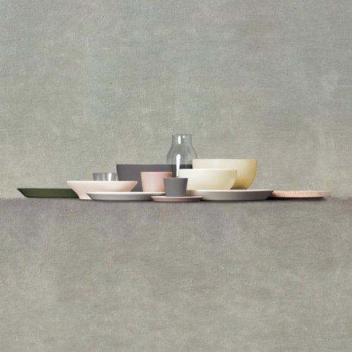 Alessi "Tonale" Salad Bowl, Light Grey