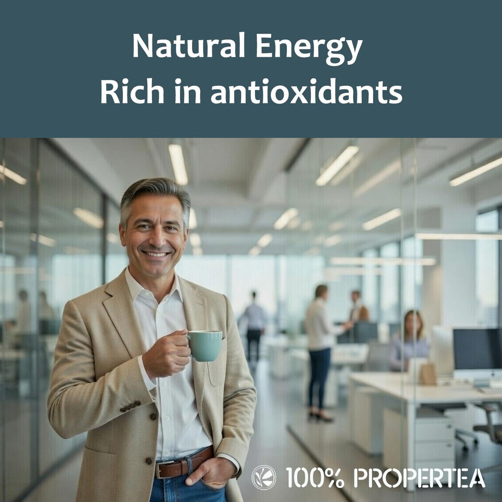 Propertea Organic Green Tea Bags - 100 Count Eco-Friendly Resealable Pouch | Rich in Antioxidants, Hot or Iced