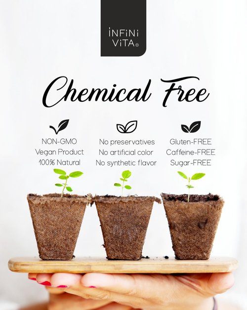 Infini Vita Dried Flowers – Loose Leaf Flower Petals for Tea (1 oz / 28 g)