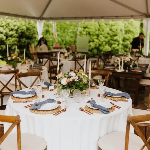 Gauze Cheesecloth Napkins Set of 96, 20 x 20 Inch Wrinkled Rustic Boho Linen Dinner Napkins Decorative Table Napkins for Wedding,Dinner,Family Everyday Use/Parties(Dusty Blue)