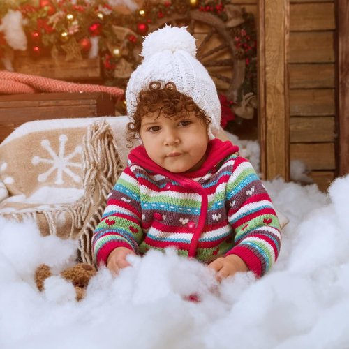 Apragaz Artificial Snow Decoration - Fluffy, Flame Resistant Indoor Snow for Christmas Decor | 5.6 OZ