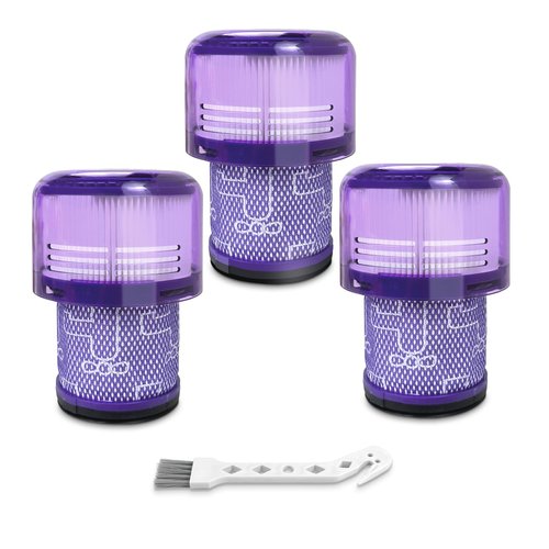 3 Pack Vacuum Filter Replacement for V11 Animal, V11 Torque Drive, V11 Absolute, V15 Detect Cordless Vacuum, Models Graded SV15, SV14, SV15, SV17, SV22, SV28, Replaces Part # 970013-02