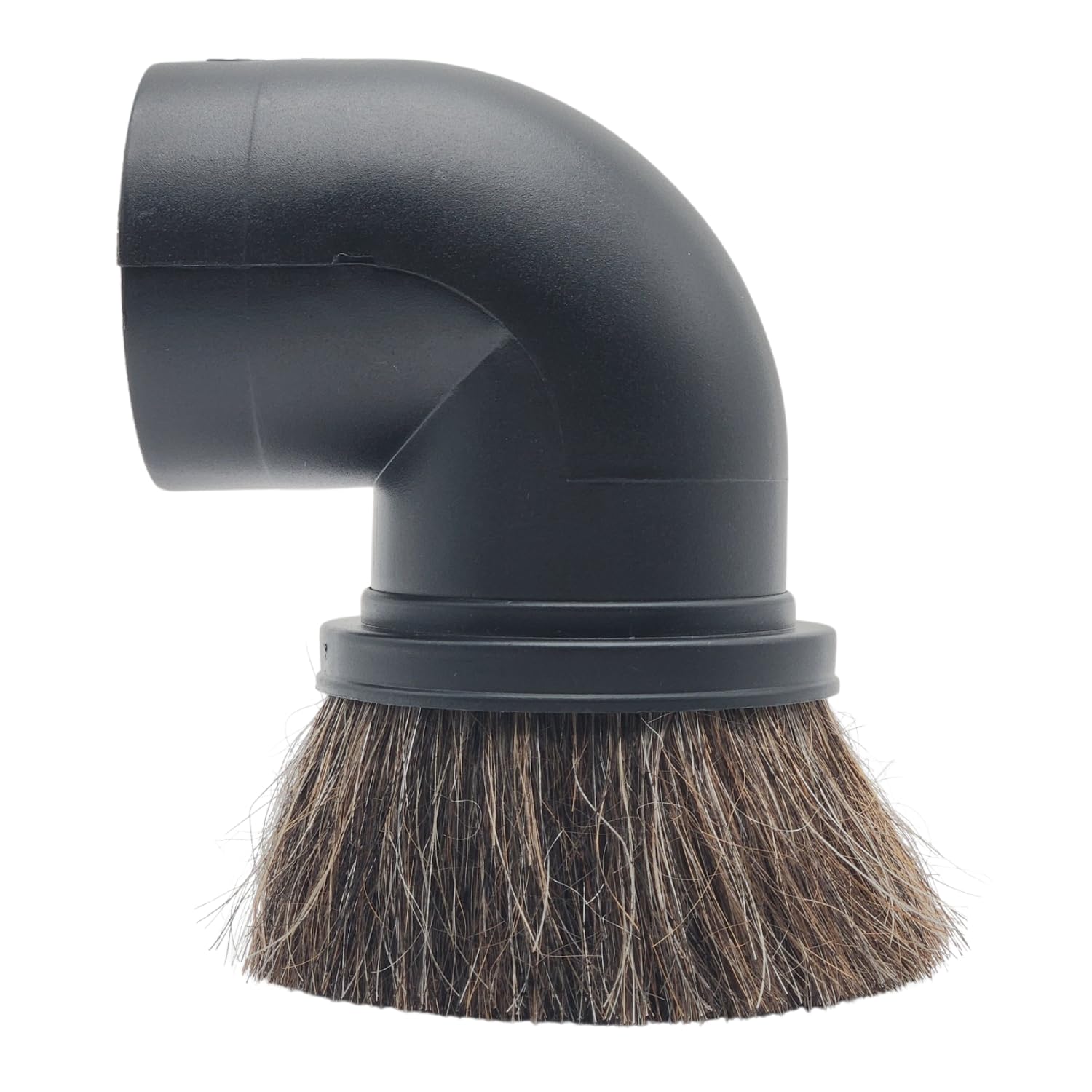 Round Dusting Brush Tool Attachment for Shop Vacs 2 1/2 Inch Wet/Dry Vacuum Hose: Perfect for Cleaning Furniture, Blinds, Car Interiors- 2.5'' Replacement Shop Vacuum Accessories