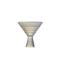 Fortessa Jupiter Beaded Hobnail Glass, 11.5 Ounce Martini (Set of 4), Iridescent