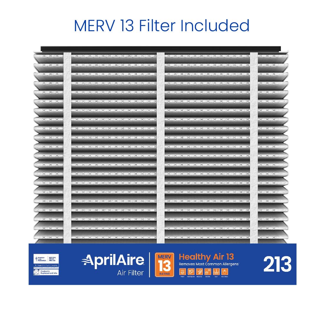 AprilAire 1213 Air Filter - High-Performance Upgrade Kit for 2120 & 2200 Purifiers | Replaces 201 Filter