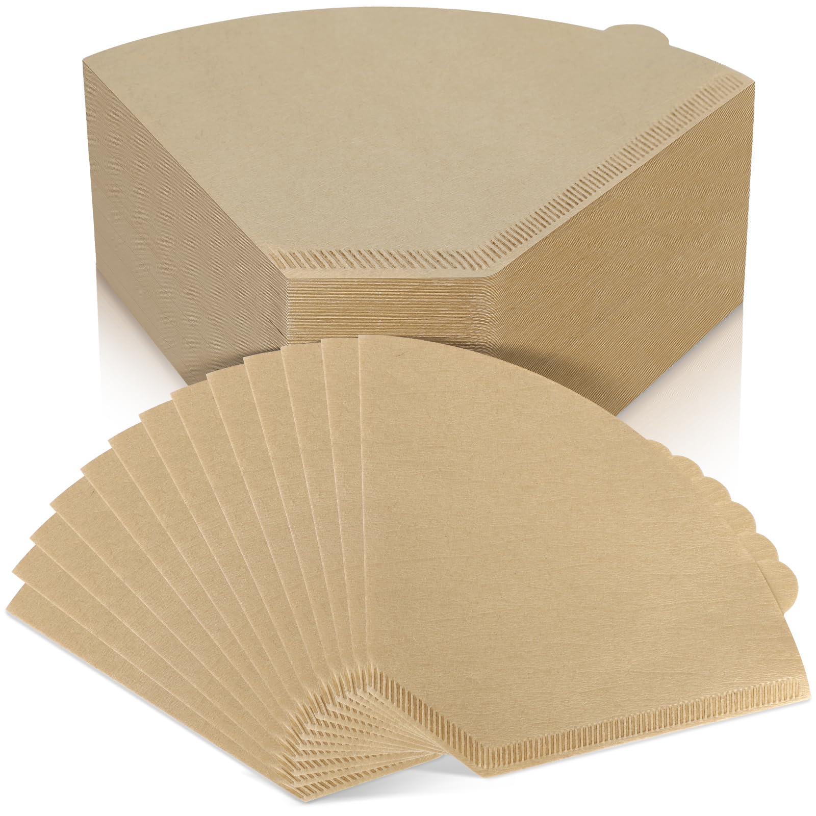 #4 Cone Coffee Filter 8-12 Cup, 200 Count Unbleached Natural Coffee Filters 4 Cone Paper for Ninja DualBrew Pro Ninja Coffee Bar Brewer