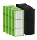 LBLVBNEWD Aer1 Filter Replacement for Holmes AER1 Air Purifiers, 4 True Air Filters + 8 Carbon Booster Filters for Replacement Parts # HAPF300AH-U4R, HAP242-NUC