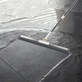Floor Squeegee for Concrete Floor, Squeegee for Floor with 180° Rotating Head & 63" Long Handle, Garage Floor Squeegee Broom for Epoxy, Pet Hair, Water Removal, Tile Floor, Shower Glass, Driveway