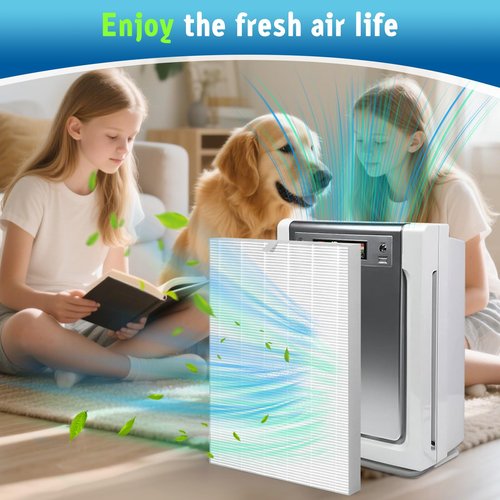 4 pack 114190 Replacement Filter B Compatible with Winix Air Purifiers,9500 U300 P300 WAC9000 WAC9500 WAC5000 WAC5000b WAC5300 WAC6300 WAC5500 9500 Air Purifiers filter replacement