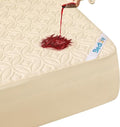 BEDLORE Waterproof Mattress Protector - Noiseless California King Size Pad | Soft, Breathable, Washable Cover (Beige)