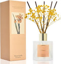 Cocorrína Reed Diffuser - Warm Vanilla Scented Home Fragrance | 8 Sticks for Elegant Bathroom Decor