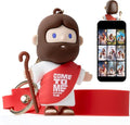 FaithTag Mini Jesus Figurine | Cute 3.2in NFC Keychain - Interactive Bible Stories & Gifts for Kids and Women