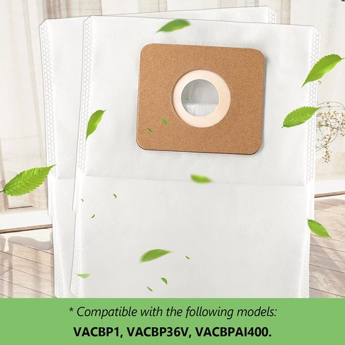 Gudotra 10 Pack Replacement VACBP6 HEPA Filter Bags for Atrix Ergo 8 Quart Backpack Vacuum, Replace Part VACBP1 VACBP36V VACBPAI