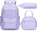 Fimibuke Kids Backpack - 3-Piece Waterproof Set with Lunch Box & Pencil Case | Lightweight Bookbag for School