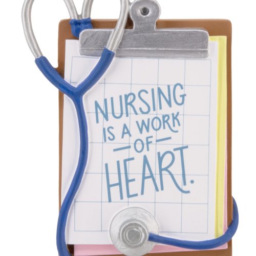 Hallmark Nursing is a Work of Heart Christmas Ornament, Gifts for Nurses