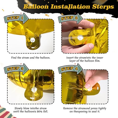 47Pcs 50th Birthday Decorations for Men Women, PRE-STRUNG Vintage 1976 Banner Party Supplies,Back in 1976 Backdrop,Cake Topper,Balloons,6 Table Centerpieces,Hanging Swirls,Paper Pompoms PRE-ASSEMBLED