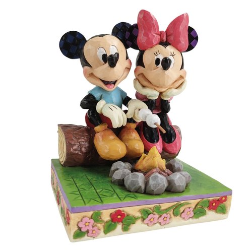 Enesco Jim Shore Mickey & Minnie Campfire Figurine