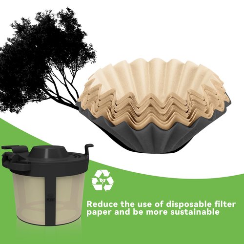 Coffee Basket Compatible with Ninja Coffee Maker, Reusable Basket Filters for Ninja PB051 & PB041ST, 1pack