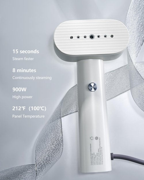G6 Portable Travel Steamer - Lightweight 0.7lbs with 10 Minutes Continuous Steam | 900W Iron for Home & Travel