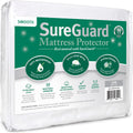 SureGuard Crib Mattress Protector - 100% Waterproof & Hypoallergenic - Premium Fitted Cotton Cover