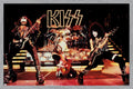 Kiss - Live Show Wall Poster, 22.4L" x 14.7W", Gray Framed Version