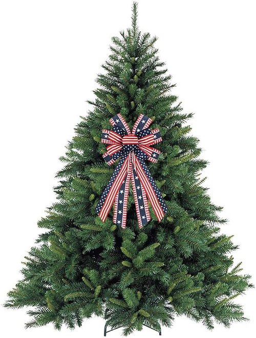 ABTOLS Patriotic Wreath Bows - Large Red, White & Blue Stars and Stripes for Indoor/Outdoor Decor
