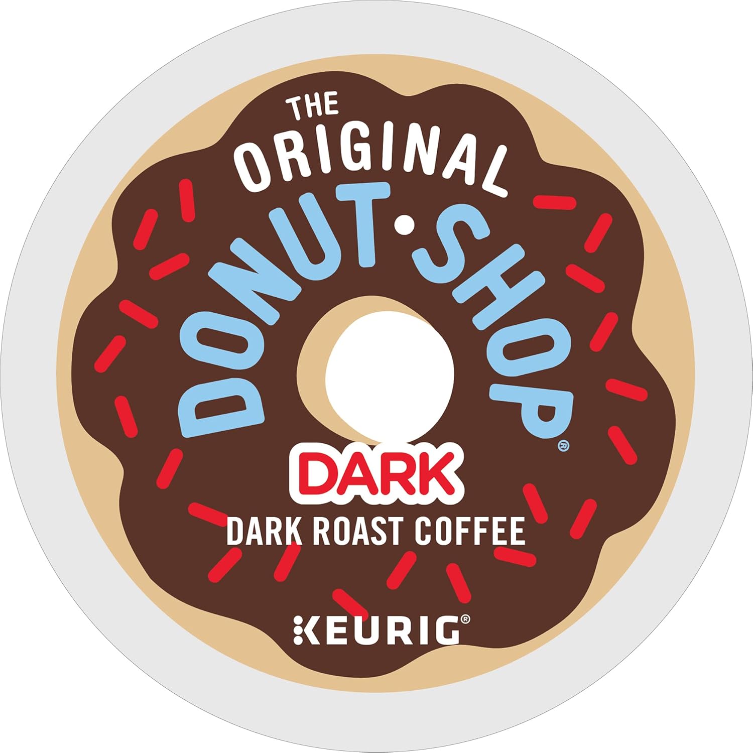 Original Donut Shop Dark Roast K-Cup Pods - Single-Serve Coffee, 60 Count (6 Packs of 10)