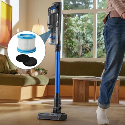 2 Pack Washable Filters Replacement Compatible with Bissell 4052 4039 4137 PowerClean FurGuard 280W and FurFinder 200W Self-Standing Cordless Vacuums, 2 Filters and 4 Pre-Filter Pads & 1 Brush
