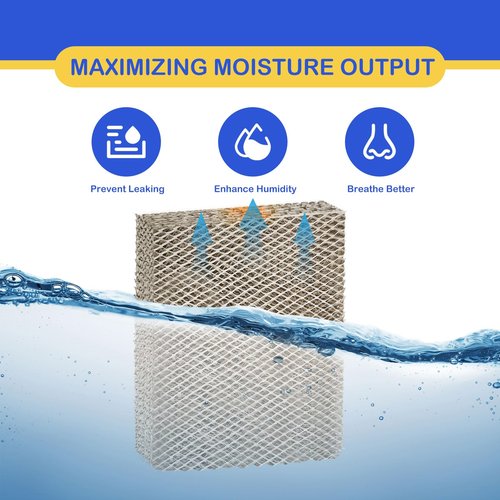 Roninby 35 Water Panel Humidifier Filter Replacement Comapatible with Whole-House Humidifier Models 350, 360, 560, 560A, 568, 600, 600A, 600M, 700, 700A, 700M, 760, 760A, 768 (Pack of 4)