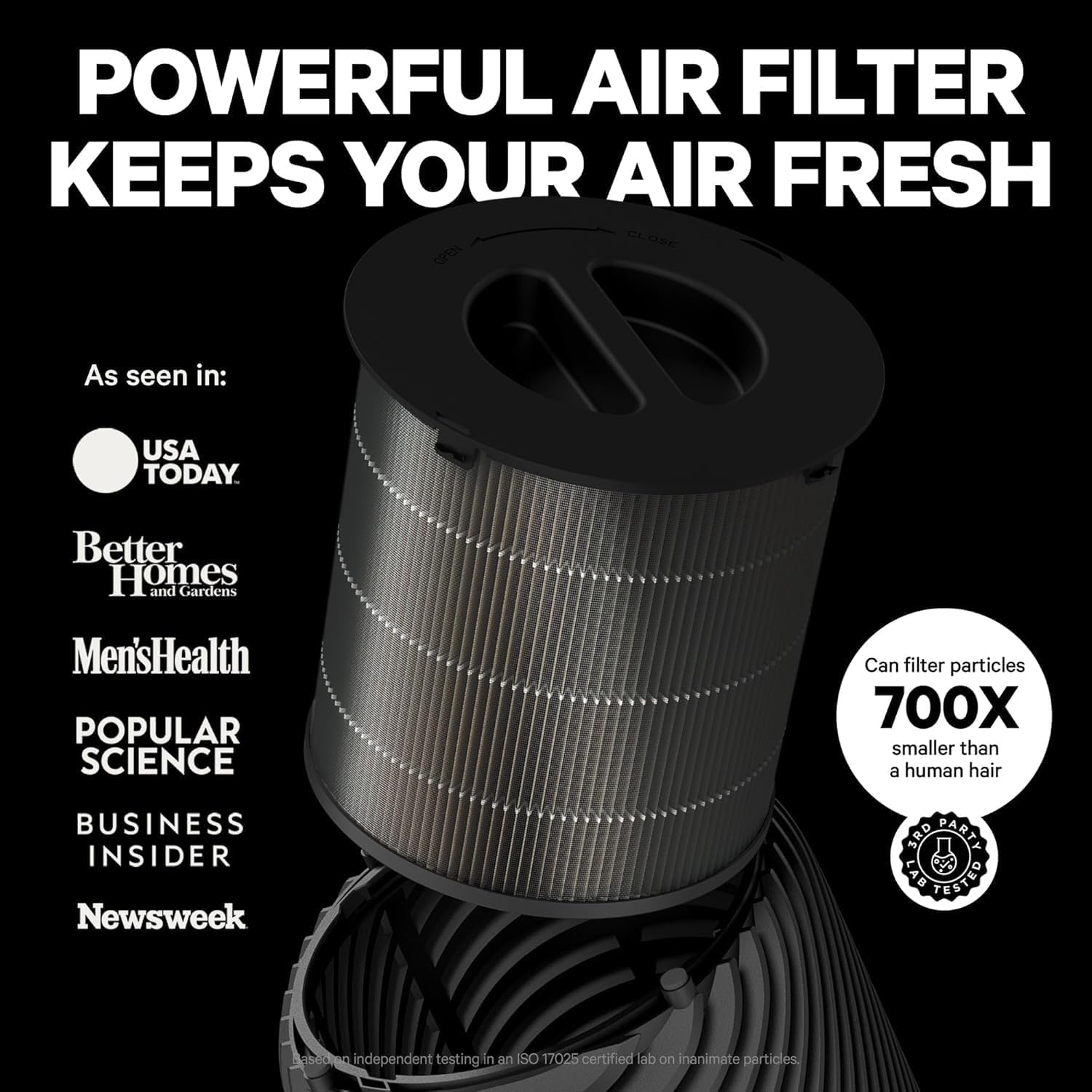 PuroAir 130 HEPA Air Purifier for Home & Pets - Filters 99.9% of Pollutants | Covers 600 Sq Ft