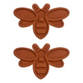 Fox Run Terracotta Brown Sugar Keeper and Saver, Bee, Set of 2