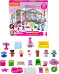 Fisher-Price Little People Barbie Advent Calendar - 24 Christmas Figures & Playset for Toddlers