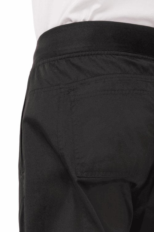 Chef Works Men's Lightweight Slim Chef Pants, Black, Medium